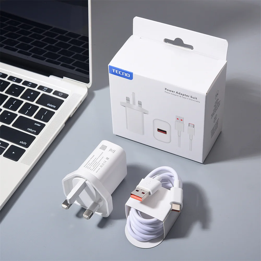 New TECNO 33W Charger Super Fast Charging Power Adapter 3A USB C Cable For Tecno Spark 20 30 Pro 5G Camon 20 30S 40 Pro Pova 6 5 New TECNO 33W Charger Super Fast Charging Power Adapter 3A USB C Cable For Tecno Spark 20 30 Pro 5G Camon 20 30S 40 Pro Pova 6 5