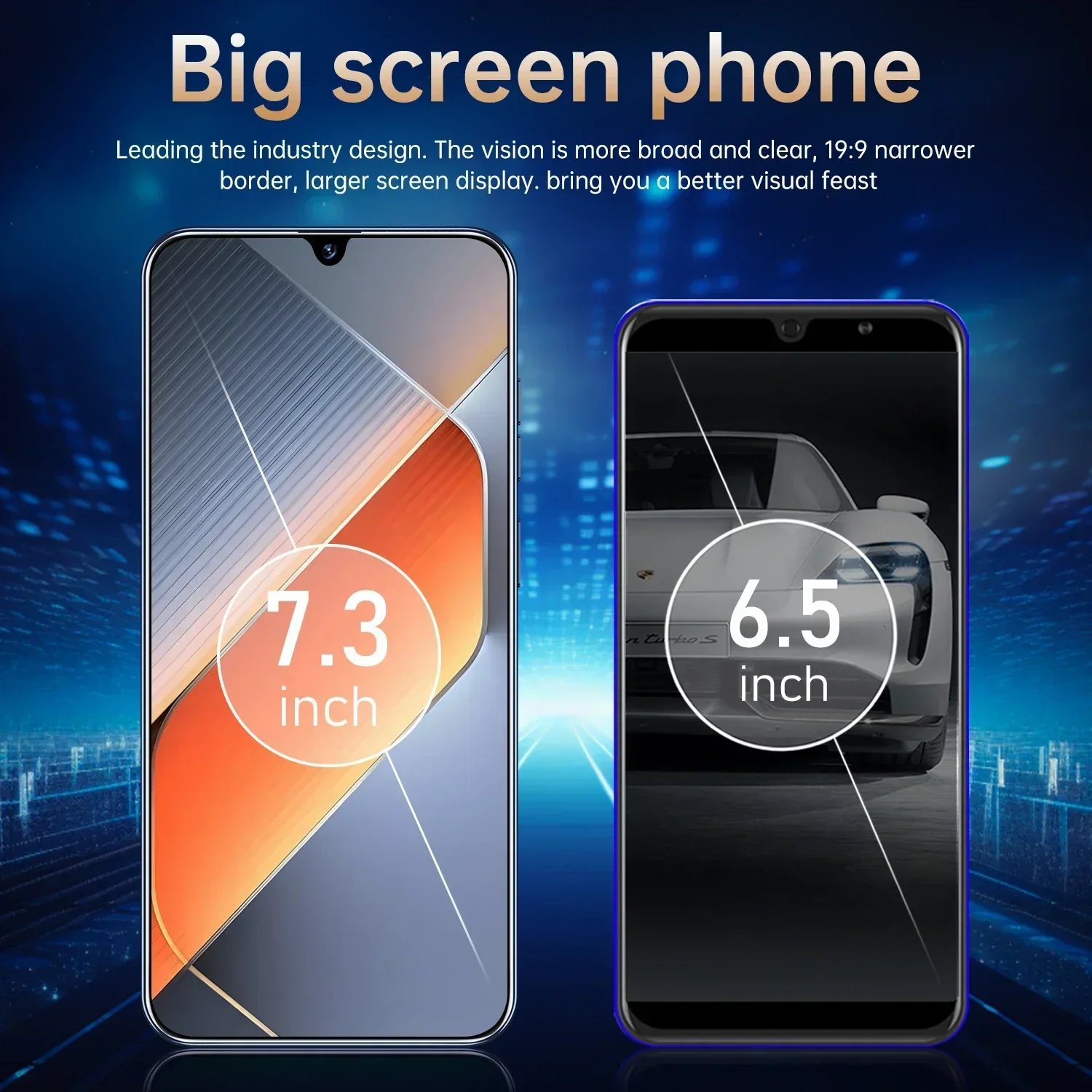 Global Version Pova 6 Pro Smart Android Phone 7.3 Inch HD+ Android 13 Snapdeagon8 Gen2 8000mAh 5G 108MP Camera Dual SIM phone